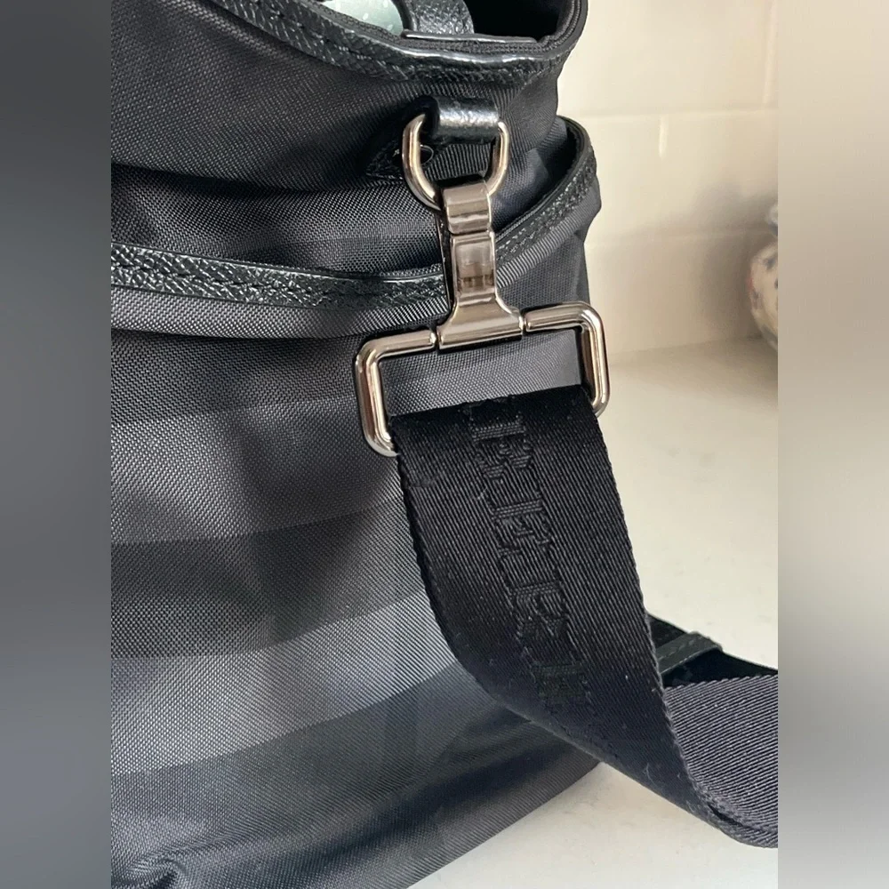 Burberry Graceford Nylon Tonal Check Diaper Bag